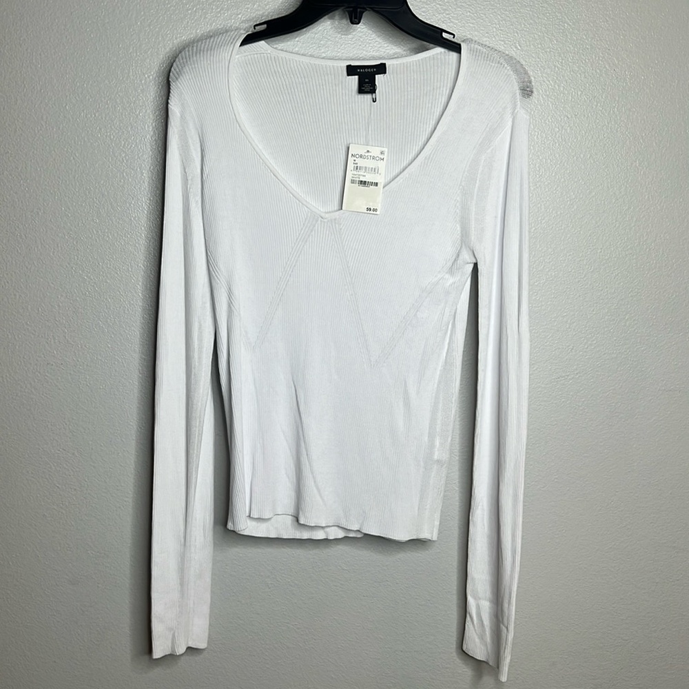 Halogen Rib Long Sleeve - Mediumd